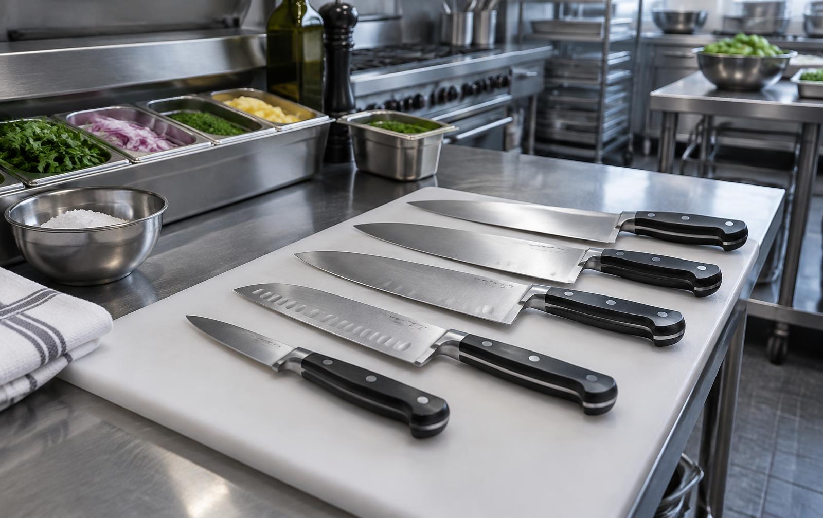 Commercial kitchen prep line